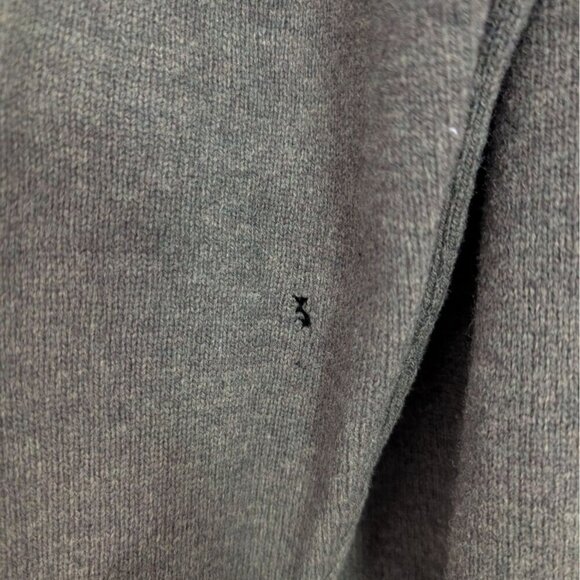 Beretta Lambswool 1/4 Zip Sweater Mens Size XL Dark Green Elbow Patches Pullover - Picture 4 of 16